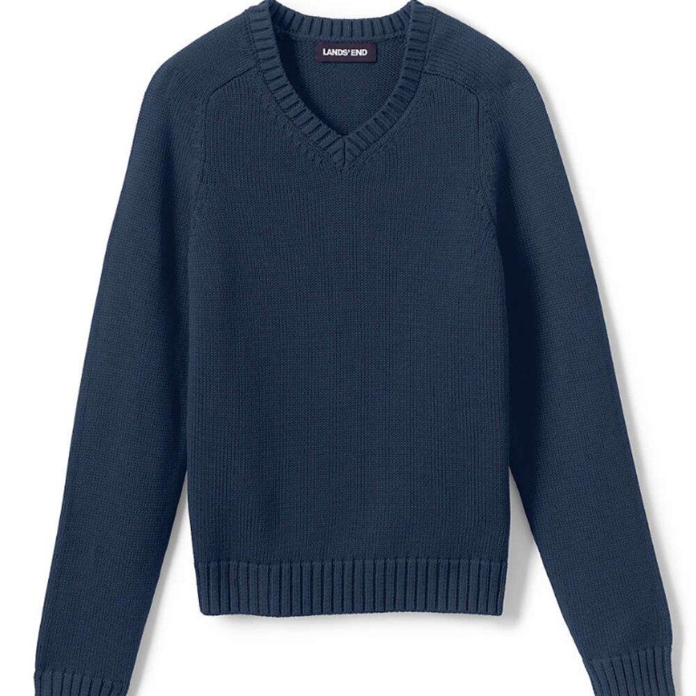 NWT LANDS END SCHOOL UNIFORM SWEATER SIZE S  unisex